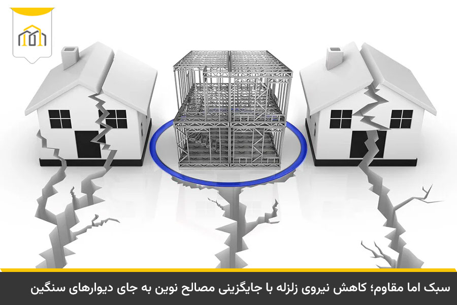 مصالح صنعتی سازی ساختمان 3 تاثیر استفاده از مصالح صنعتی سازی ساختمان و سبکسازی در افزایش مقاومت لرزهای